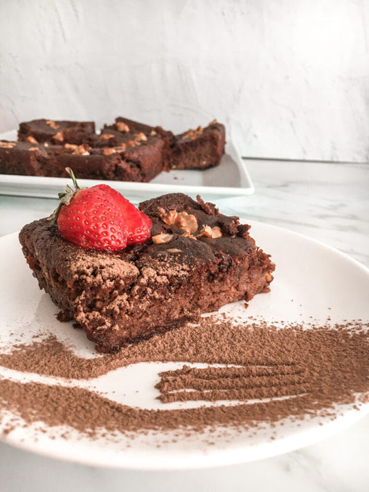 Brownie vegano
