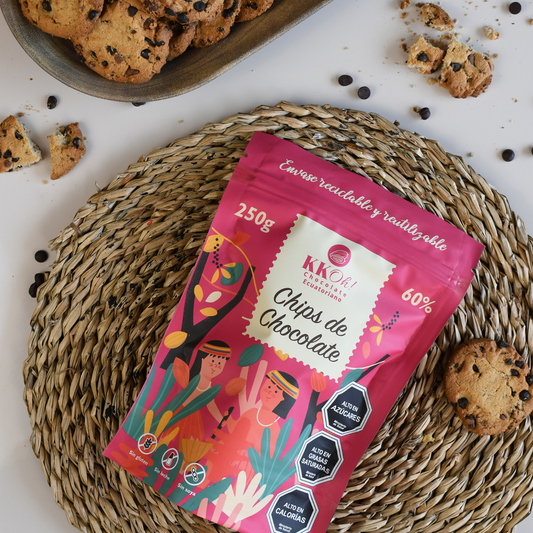 Chips de chocolate 60% cacao 250gr, 500gr, Kilo