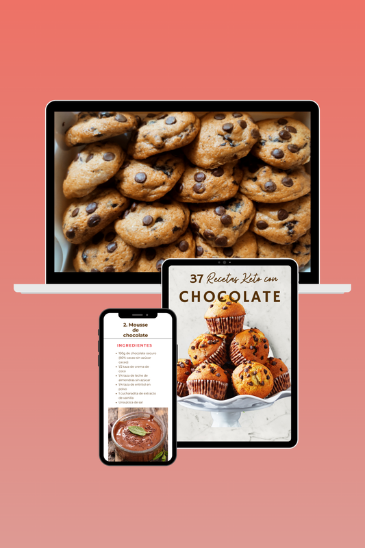 E-BOOK 37 RECETAS KETO CON CHOCOLATE