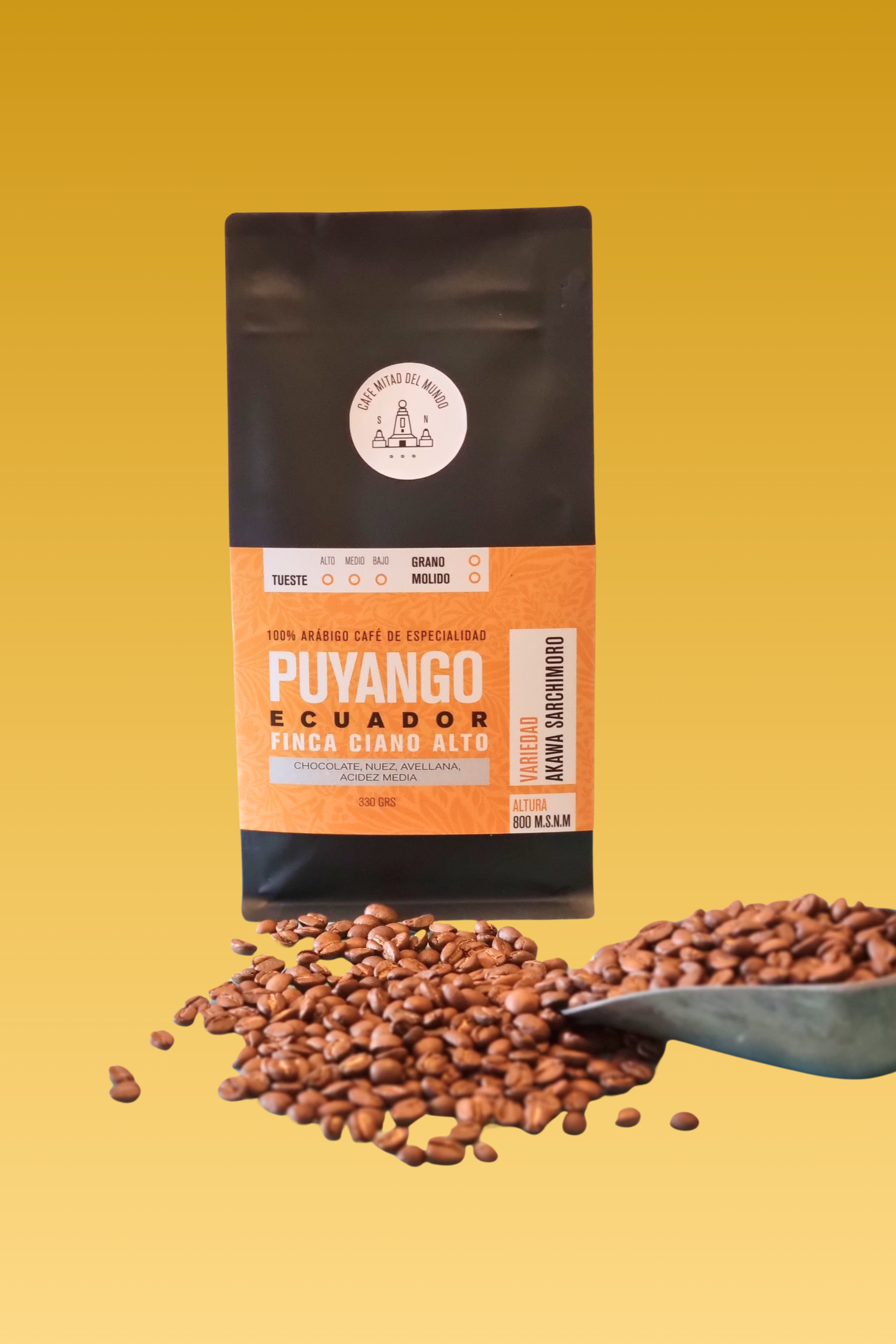 Café molido Puyango 250 gr