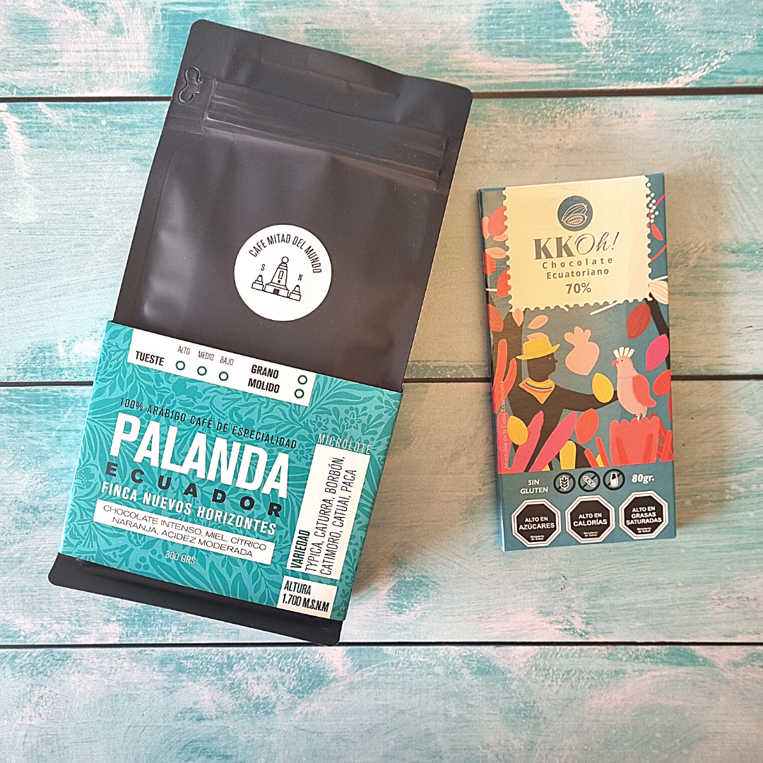 Regalo para papá Pack con café y chocolate