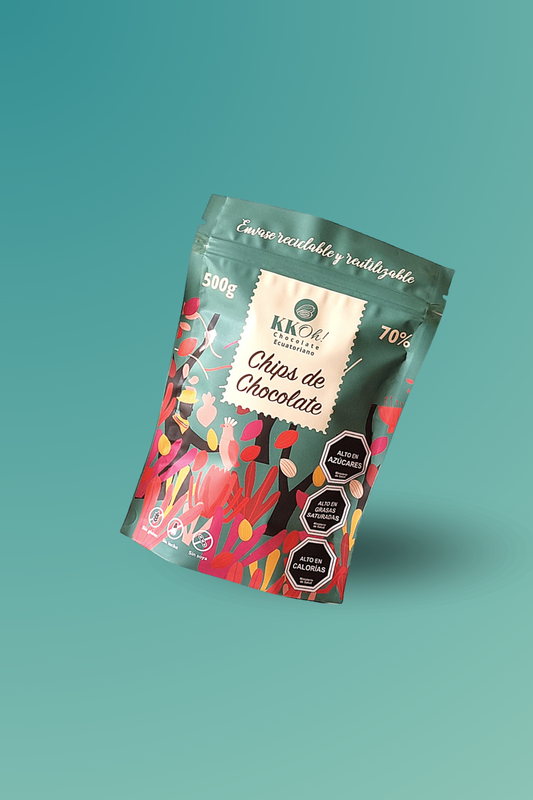 Chips de chocolate 70% cacao 250gr, 500gr, Kilo