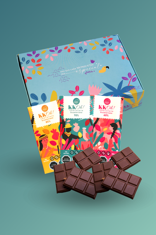 Regalo de 3 barras de chocolate