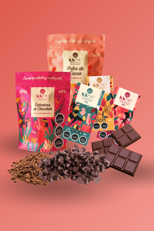 Contenido del pack para disfrutar de chocolate
