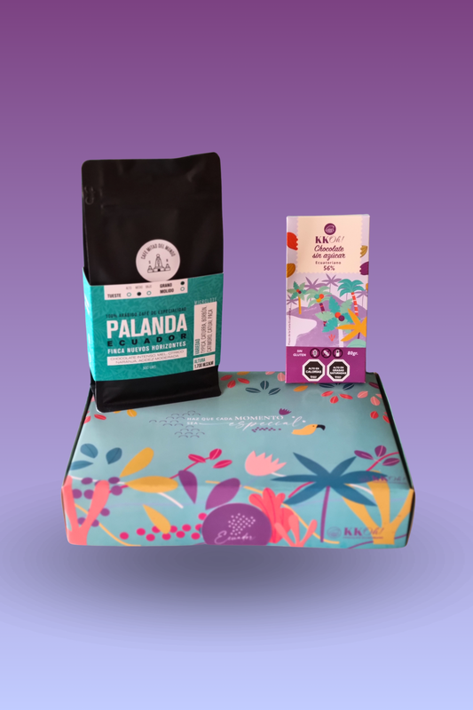 Regalo para papá Pack con café de especialidad más barra de chocolate