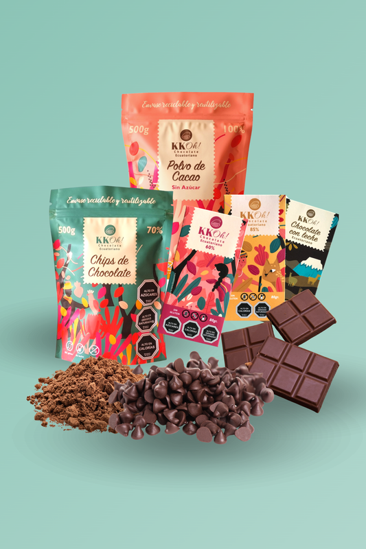 Un pack extra delicioso (500gr) con chocolate vegano