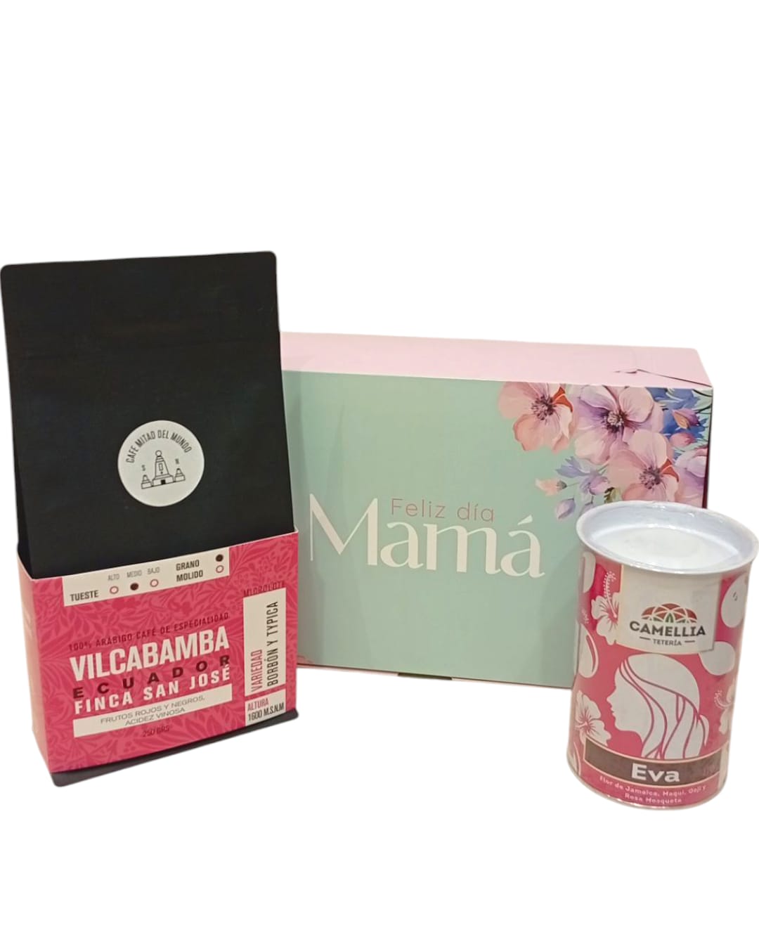 Caja con: Café de especialidad+ té EVA de Jamaica