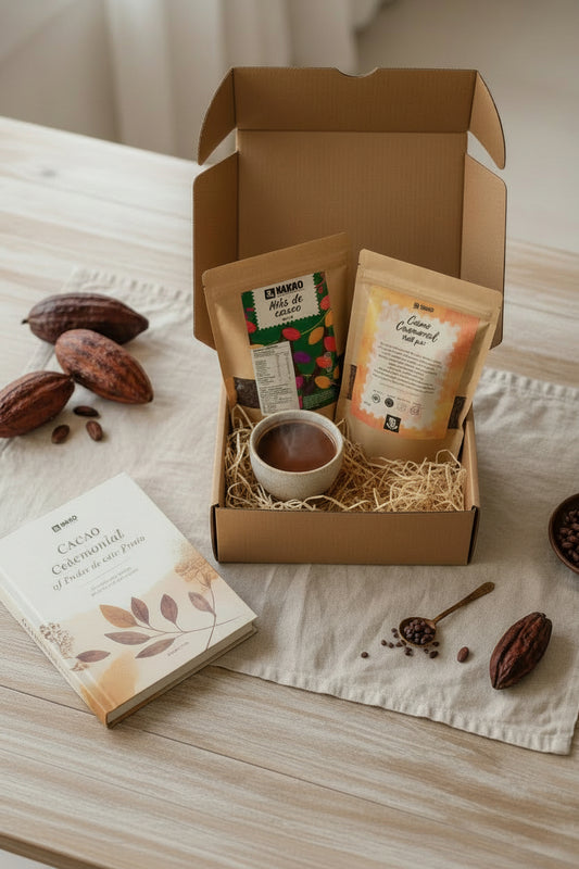Pack de cacao ceremonial y nibs