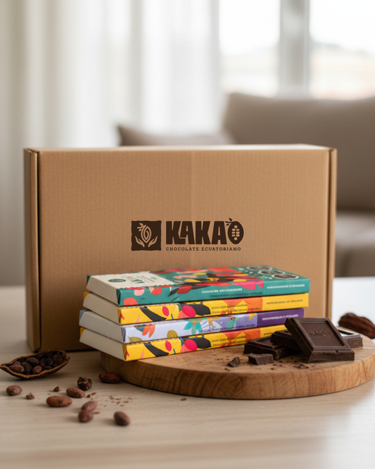 Regalo por el día del padre 4 barras de chocolate veganas