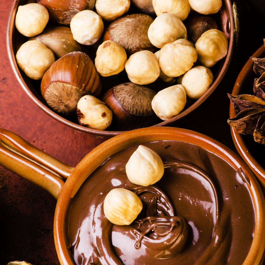 Chips de chocolate y cacao en polvo del pack keto