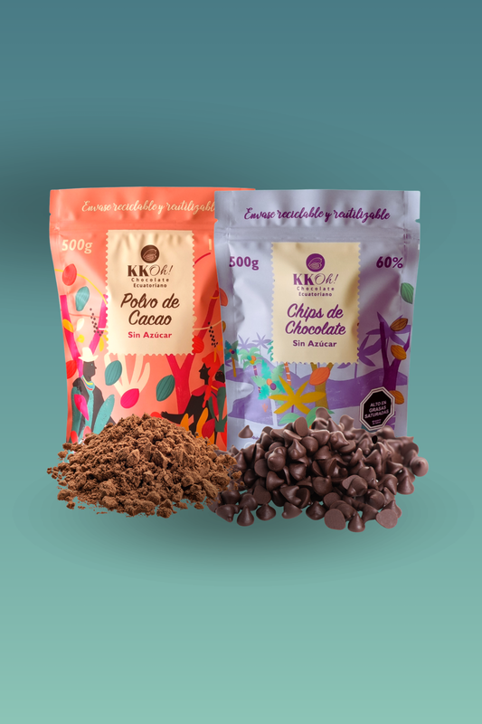 Contenido del pack fit de chocolate sin azúcar