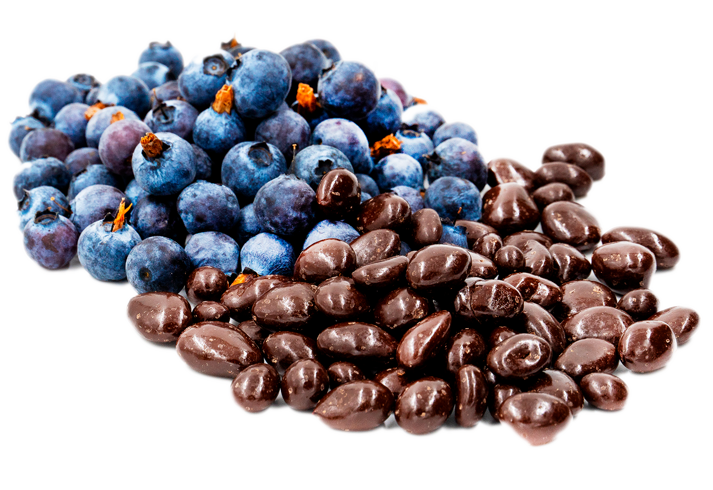 Arándanos bañados en chocolate del pack de regalo
