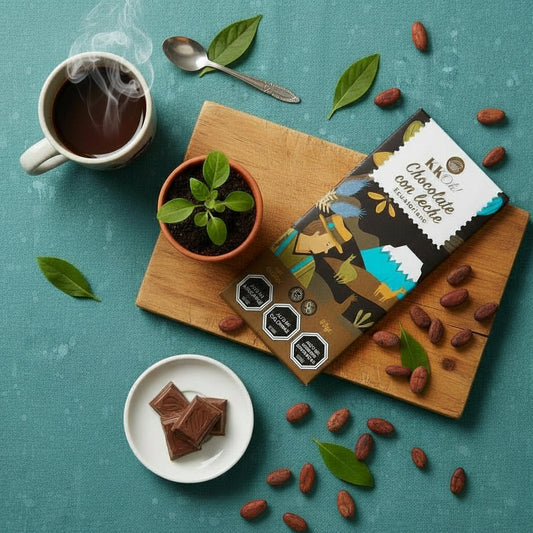 Barra de chocolate con leche