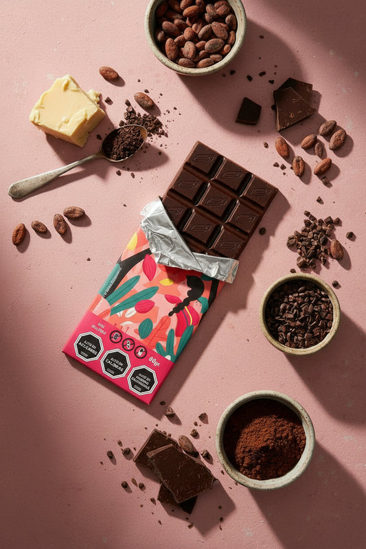 Barra de chocolate amargo 60%